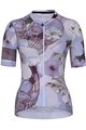HOLOKOLO Cycling short sleeve jersey - CONFIDENT ELITE LADY - purple/white