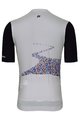 HOLOKOLO Cycling short sleeve jersey and shorts - AMAZING ELITE - grey/white/black