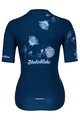 HOLOKOLO Cycling short sleeve jersey and shorts - CHARMING ELITE LADY - light blue/black/blue