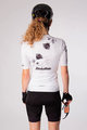 HOLOKOLO Cycling short sleeve jersey and shorts - CALM ELITE LADY - white/black/grey