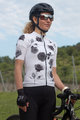 HOLOKOLO Cycling short sleeve jersey - CALM ELITE LADY - white/grey