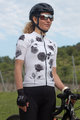 HOLOKOLO Cycling short sleeve jersey and shorts - CALM ELITE LADY - white/black/grey