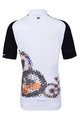 HOLOKOLO Cycling short sleeve jersey - RIDERS KIDS - white/black