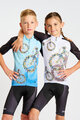 HOLOKOLO Cycling short sleeve jersey - RIDERS KIDS - black/white