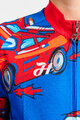 HOLOKOLO Cycling short sleeve jersey - CARS KIDS - red/blue