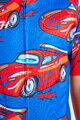 HOLOKOLO Cycling short sleeve jersey - CARS KIDS - red/blue