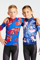 HOLOKOLO Cycling short sleeve jersey - CARS KIDS - red/blue