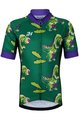 HOLOKOLO Cycling short sleeve jersey and shorts - DINOSAURS KIDS - green/black