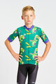 HOLOKOLO Cycling short sleeve jersey - DINOSAURS KIDS - green