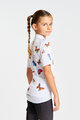 HOLOKOLO Cycling short sleeve jersey - BUTTERFLIES KIDS - white/multicolour