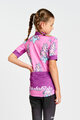 HOLOKOLO Cycling short sleeve jersey - UNICORNS KIDS - pink/multicolour