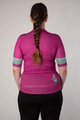 HOLOKOLO Cycling short sleeve jersey - RAINBOW LADY - pink