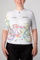 HOLOKOLO Cycling short sleeve jersey - MAAPPI ELITE LADY - multicolour/white