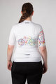 HOLOKOLO Cycling short sleeve jersey - MAAPPI ELITE LADY - multicolour/white