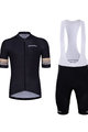 HOLOKOLO Cycling short sleeve jersey and shorts - RAINBOW - black