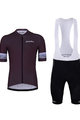 HOLOKOLO Cycling short sleeve jersey and shorts - RAINBOW - brown/black