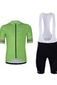 HOLOKOLO Cycling short sleeve jersey and shorts - RAINBOW - black/green