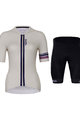 HOLOKOLO Cycling short sleeve jersey and shorts - HONEST ELITE LADY - black/beige