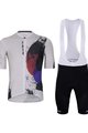 HOLOKOLO Cycling short sleeve jersey and shorts - INCREDIBLE ELITE - black/grey