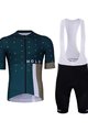 HOLOKOLO Cycling short sleeve jersey and shorts - BRILLIANT ELITE - black/blue