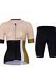 HOLOKOLO Cycling short sleeve jersey and shorts - ENJOYABLE ELITE LADY - orange/black