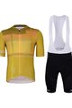 HOLOKOLO Cycling short sleeve jersey and shorts - JOLLY ELITE - yellow/black