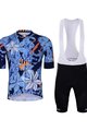 HOLOKOLO Cycling short sleeve jersey and shorts - PASSIONATE ELITE - blue/black