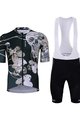 HOLOKOLO Cycling short sleeve jersey and shorts - CONFIDENT ELITE - white/black