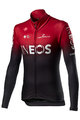 CASTELLI Cycling winter long sleeve jersey - INEOS 2020 WINTER - black/light blue/white