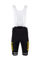 AGU Cycling bib shorts - JUMBO-VISMA 2019 - black/yellow