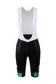 LE COL Cycling bib shorts - BORA HANSGROHE 2022 - black/green