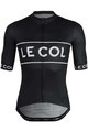 LE COL Cycling short sleeve jersey - SPORT LOGO - black/white