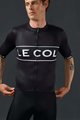 LE COL Cycling short sleeve jersey - SPORT LOGO - black/white