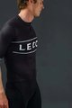 LE COL Cycling short sleeve jersey - SPORT LOGO - black/white