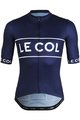 LE COL Cycling short sleeve jersey - SPORT LOGO - white/blue