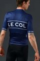 LE COL Cycling short sleeve jersey - SPORT LOGO - white/blue