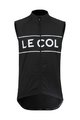 LE COL Cycling gilet - SPORT LOGO GILET - white/black