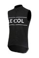 LE COL Cycling gilet - SPORT LOGO GILET - white/black