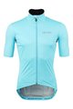 LE COL Cycling short sleeve jersey - PRO RAIN - light blue