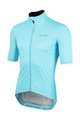 LE COL Cycling short sleeve jersey - PRO RAIN - light blue