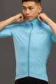 LE COL Cycling short sleeve jersey - PRO RAIN - light blue