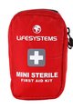 LIFESYSTEMS first aid kit - MINI STERILE FIRST AID KIT - red