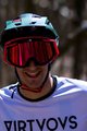 LIMAR Cycling sunglasses - ROC MTB - green/red