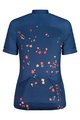 MALOJA Cycling short sleeve jersey - TRECIMEM. 1/2 LADY - blue