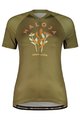 MALOJA Cycling short sleeve jersey - GANESM. 1/2 LADY - green