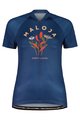 MALOJA Cycling short sleeve jersey - GANESM. 1/2 LADY - blue