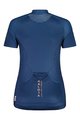 MALOJA Cycling short sleeve jersey - GANESM. 1/2 LADY - blue