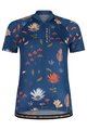 MALOJA Cycling short sleeve jersey - GANESM. AOP 1/2 LADY - blue