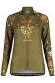 MALOJA Cycling summer long sleeve jersey - GANESM. 1/1 LADY - green