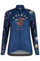 MALOJA Cycling summer long sleeve jersey - GANESM. 1/1 LADY - blue